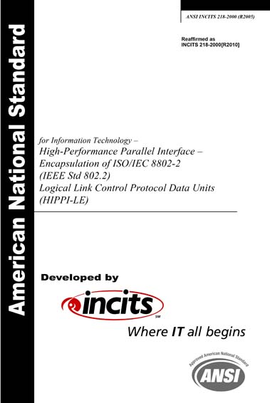 Standards PDF Cover Page